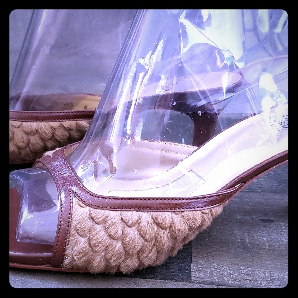 ❤SALE❤ Charles Jourdan Mules BROWN